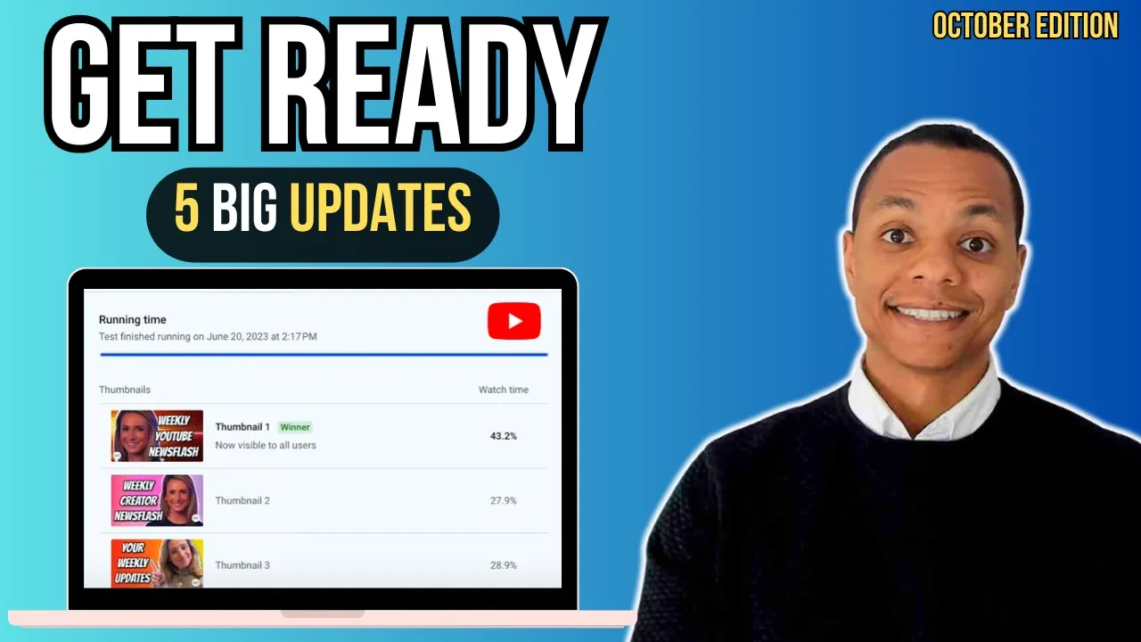 5 Youtube Updates in October 2023