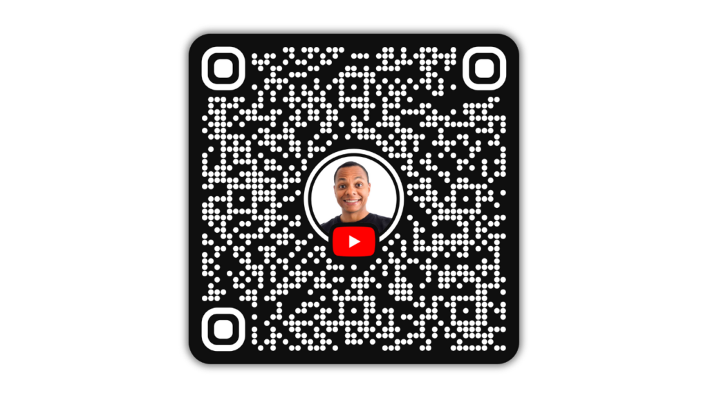 YouTube channel qr code